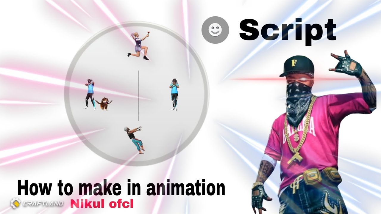 Animation script 😱👈#freefire #longvideo #craftlandmap #nikul ofcl #subscribe 