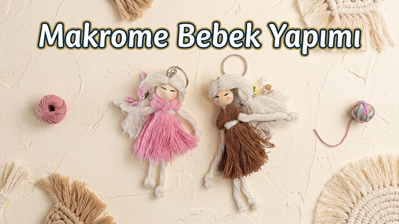 Изготовление куклы макраме 🌸 Кукла макраме своими руками 🌸 ангелочка девочка