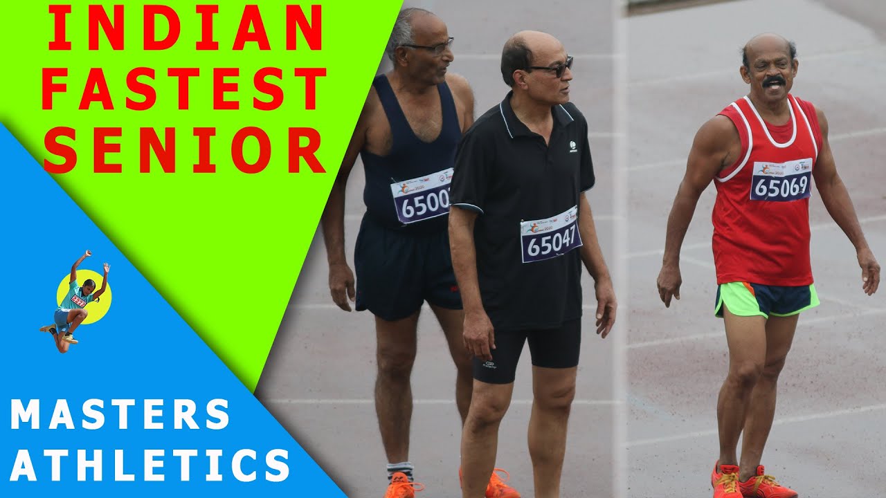 Indian Fastest Senior ||100m Senior Men 65 || National Masters Athletics 2020