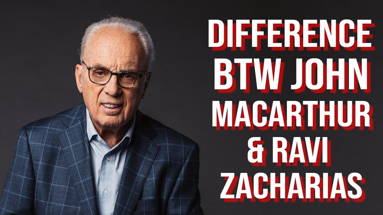 Difference btw John MacArthur and Ravi Zacharias | John MacArthur on Ravi Zacharias