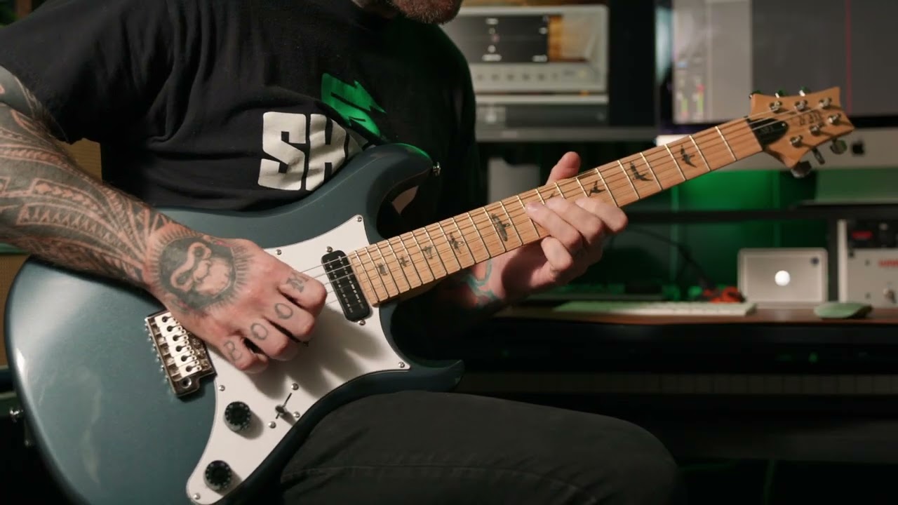 PRS SE NF3 Ice Blue Metallic - Demo by Kris Barras - Shred Comps