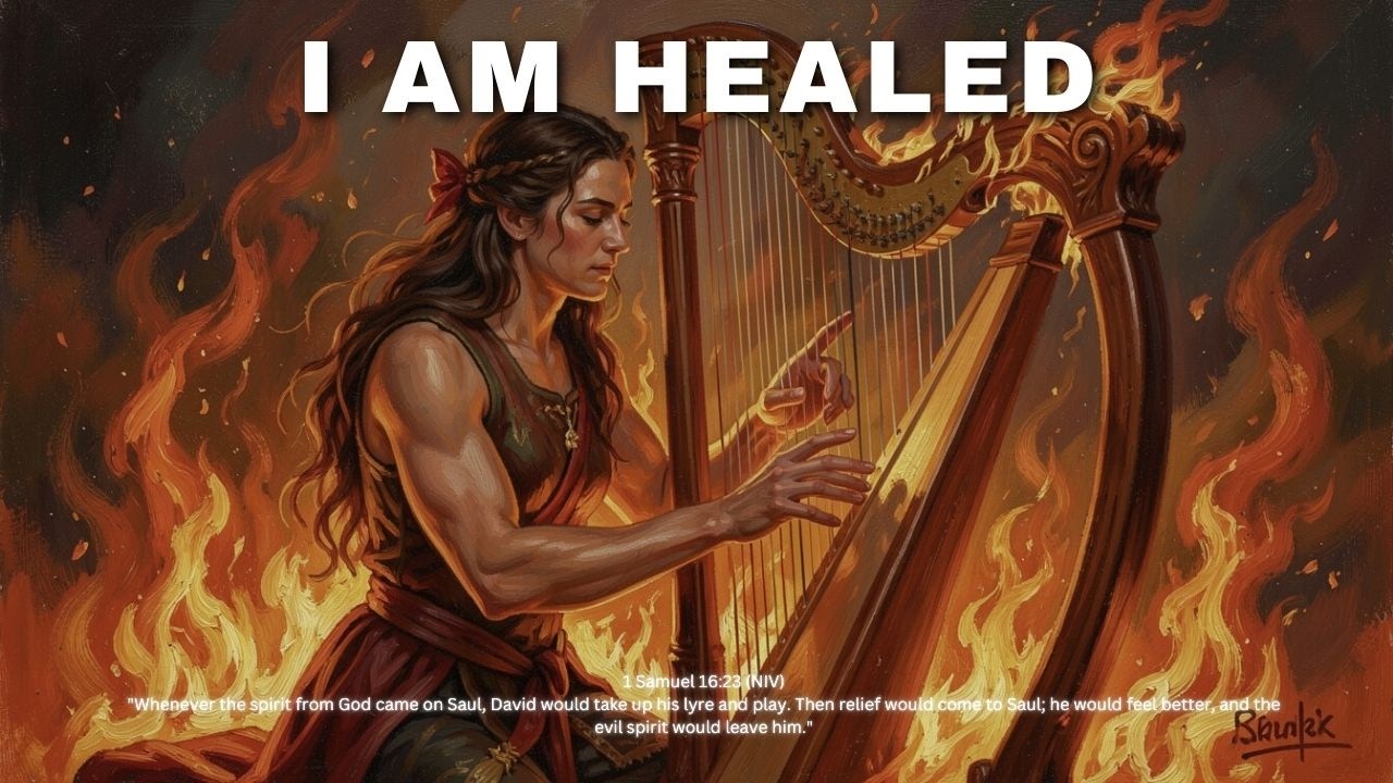 I AM HEALED / PROPHETIC HARP WARFARE INSTRUMENTAL / DAVID HARP MUSIC / DUNSIN OYEKAN