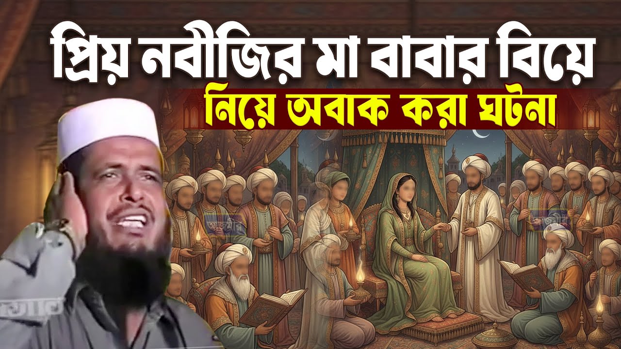 প্রিয় নবীজির মা বাবার বিয়ে নিয়ে অবাক করা ঘটনা । তোফাজ্জল হোসেন ভৈরবী। tofazzal hossain bhairovi