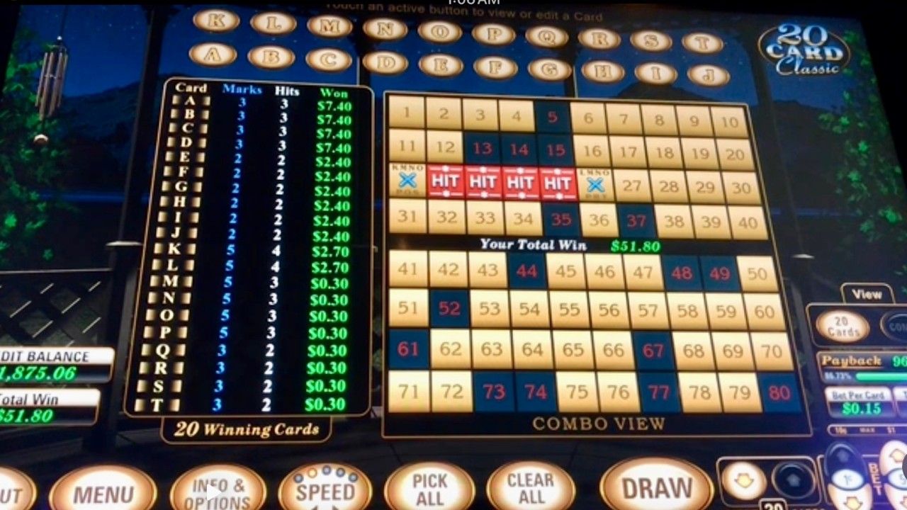 $20 TO 106K SESSION 40 (KENO)