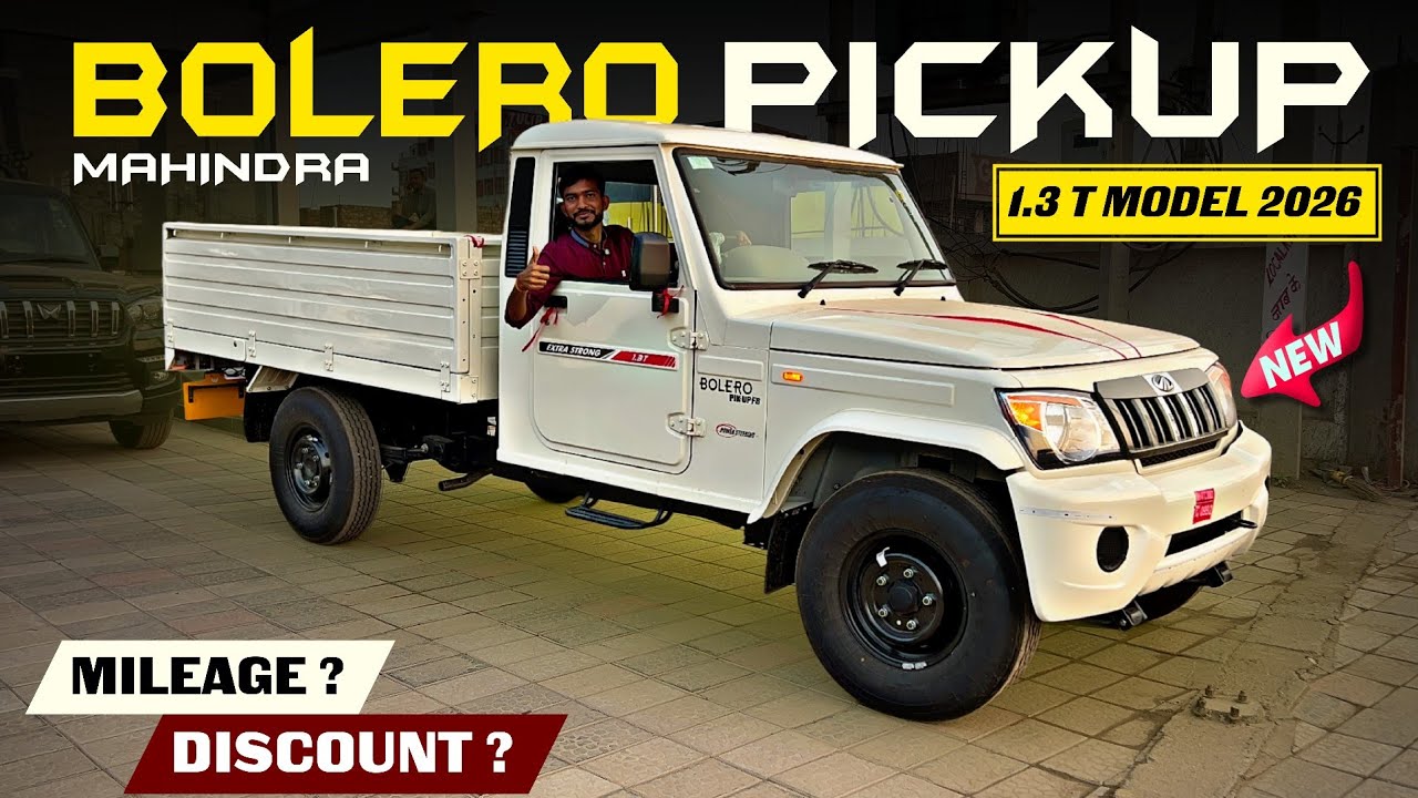 New Mahindra Bolero PIKUP 1.3T Extra Strong 2026🔥 | New Price Features Mileage | Detail Review |