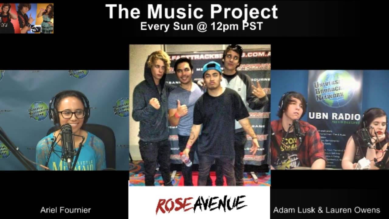 LIVE: Australian Rock Band Rose Avenue on The Music Project Radio