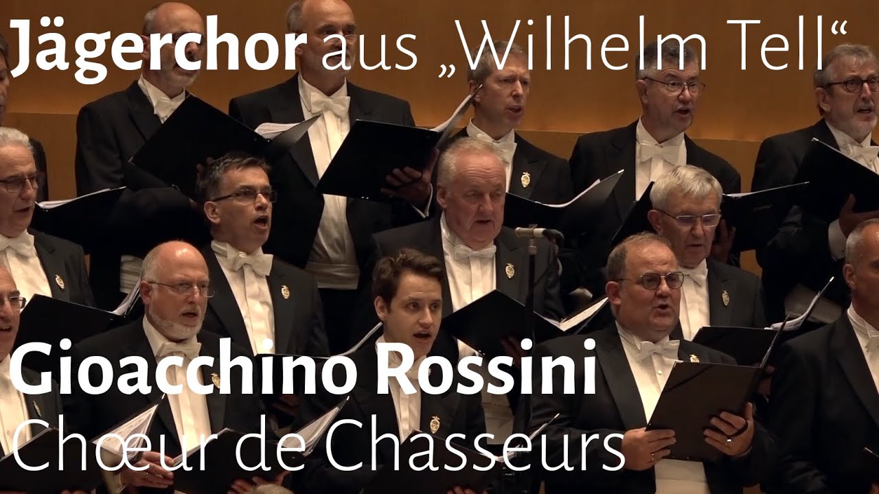 Choeur de Chasseurs | Hunters' Chorus by G. Rossini [English subtitles] Men's Choir - Male Voices