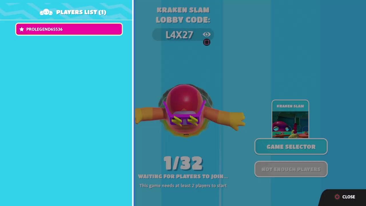 FALL GUYS CUSTOMS KRAKEN SLAM ONLY #1