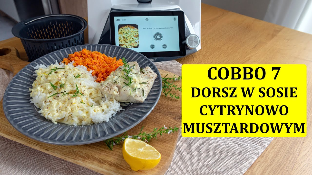Dorsz w sosie cytrynowo-musztardowym - robot kuchenny COBBO