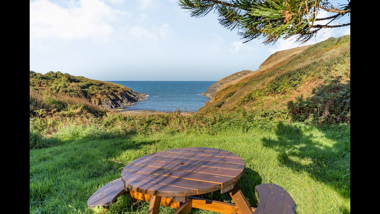 Home with sea views, direct beach access and 17 acres for sale in Pembrokeshire