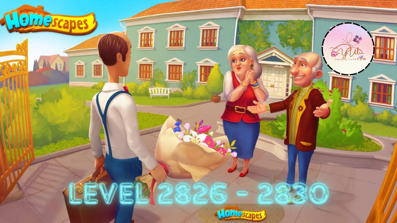 Homescapes Levels 2826–2830 | Hard Levels Gameplay & Clean Clears