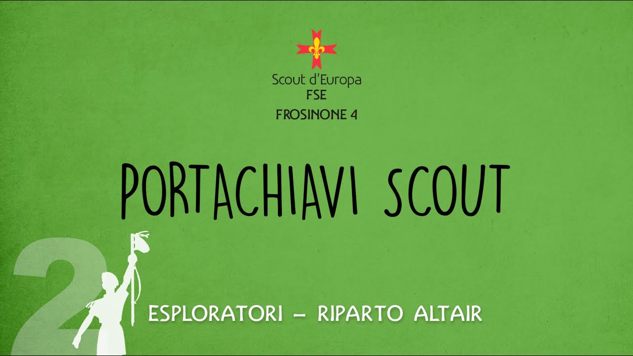 I portachiavi scout