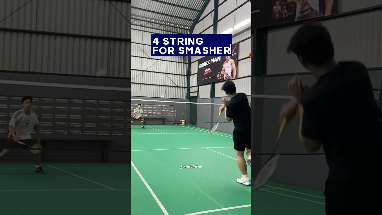 4 rekomendasi senar untuk smash #badvinton #smash #senarbadminton