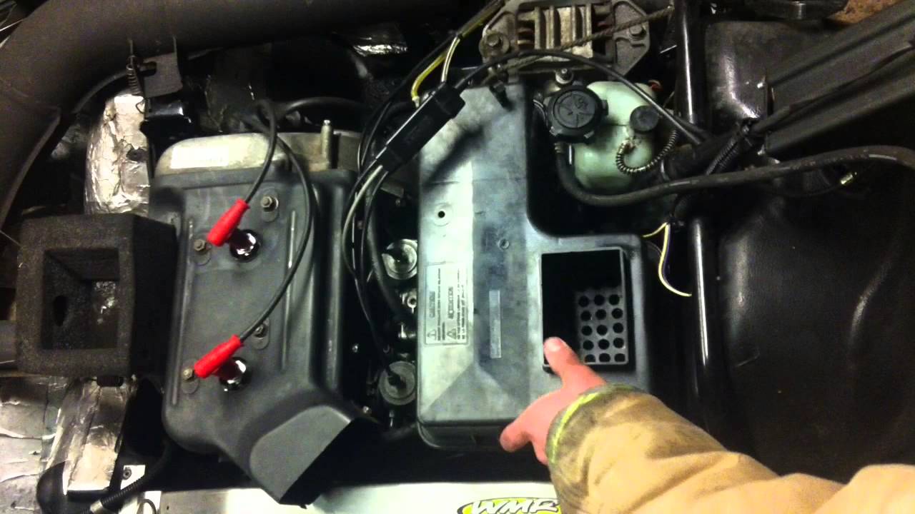 Polaris sled air box mod (gutting the air box)