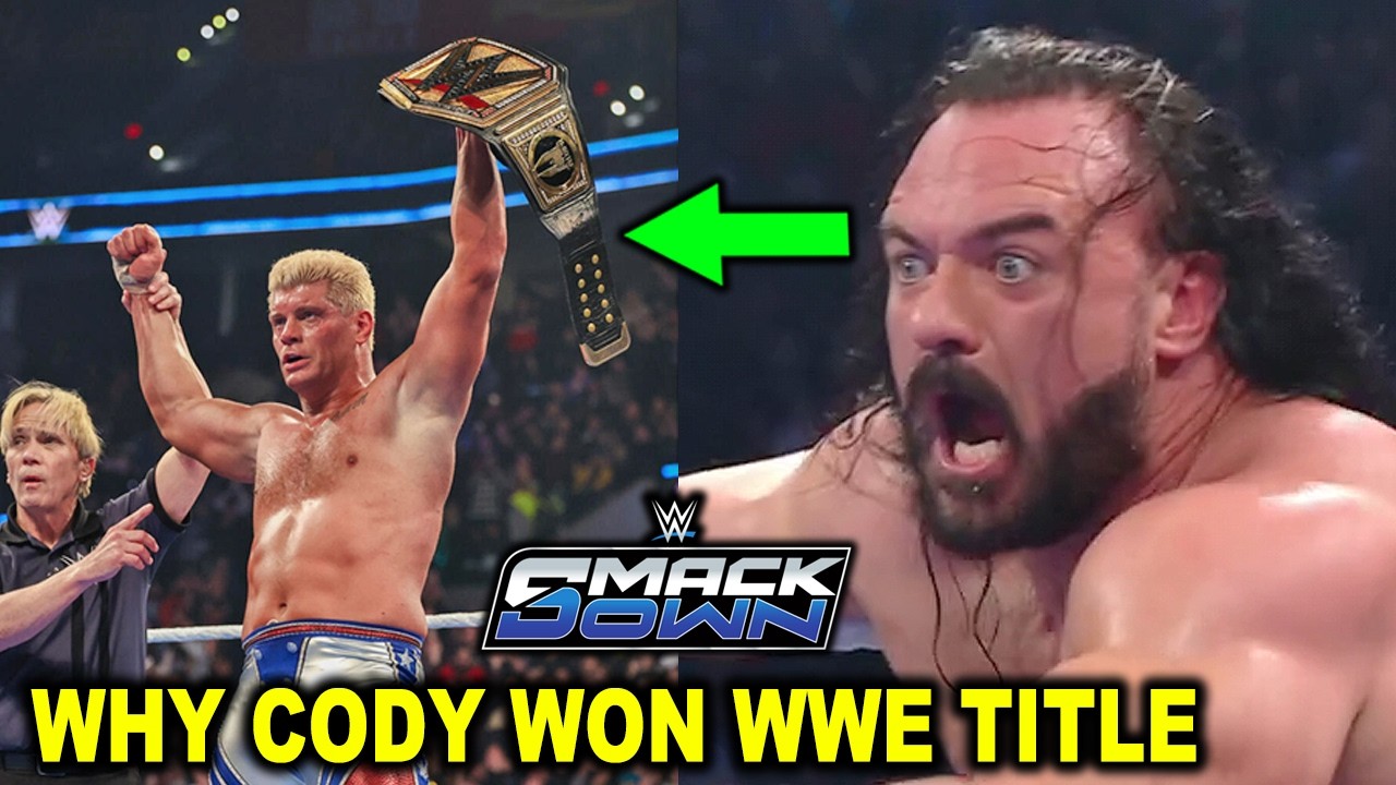 Why Cody Rhodes Won WWE Title from Drew McIntyre on SmackDown as Randy Orton & Jacob Fatu React