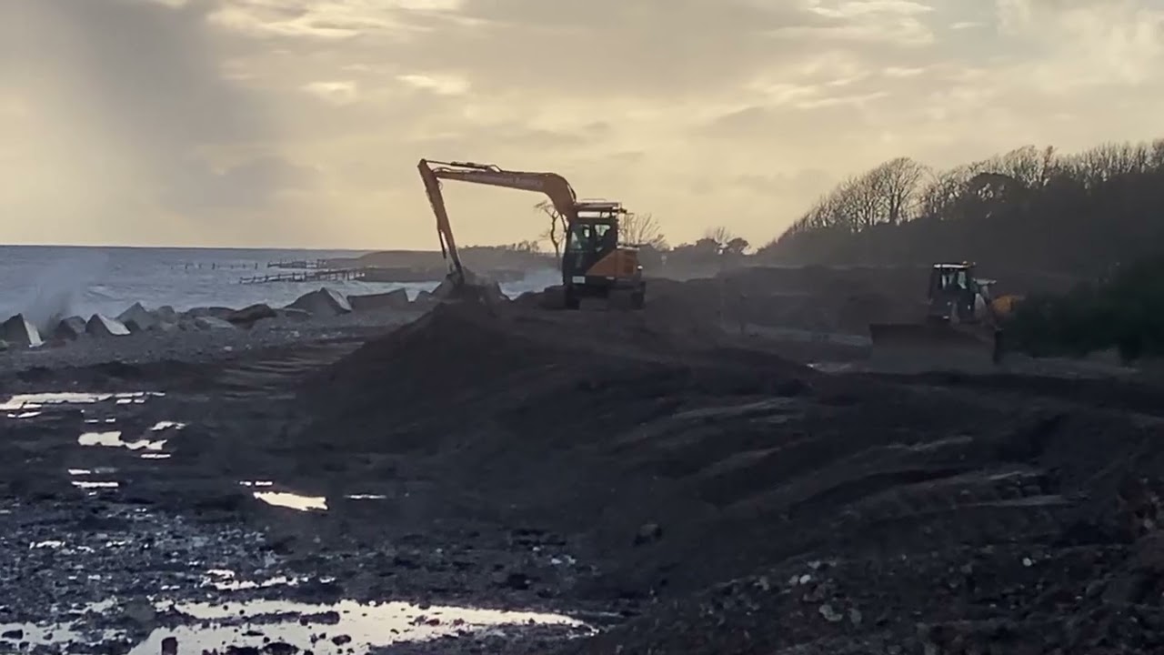 Climping Beach - Storm Ciaran 2023 - Costal Erosion