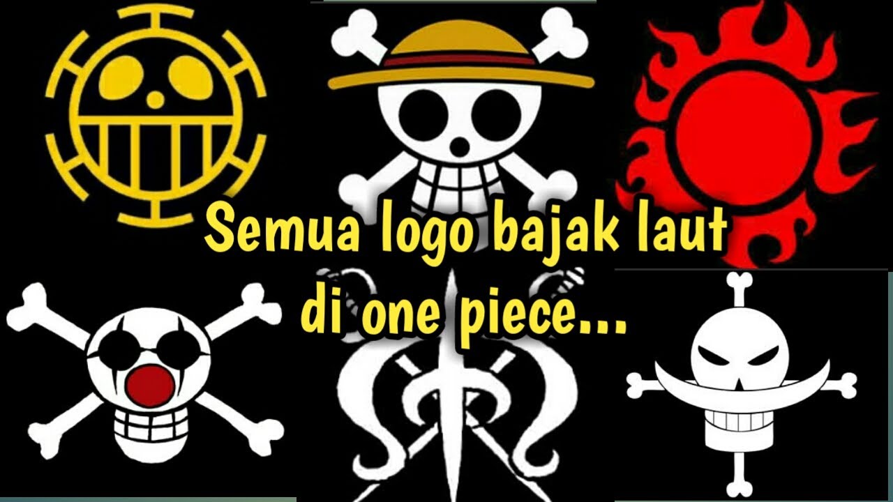 SEMUA LOGO BAJAK LAUT YANG ADA DI ANIME ONE PIECE