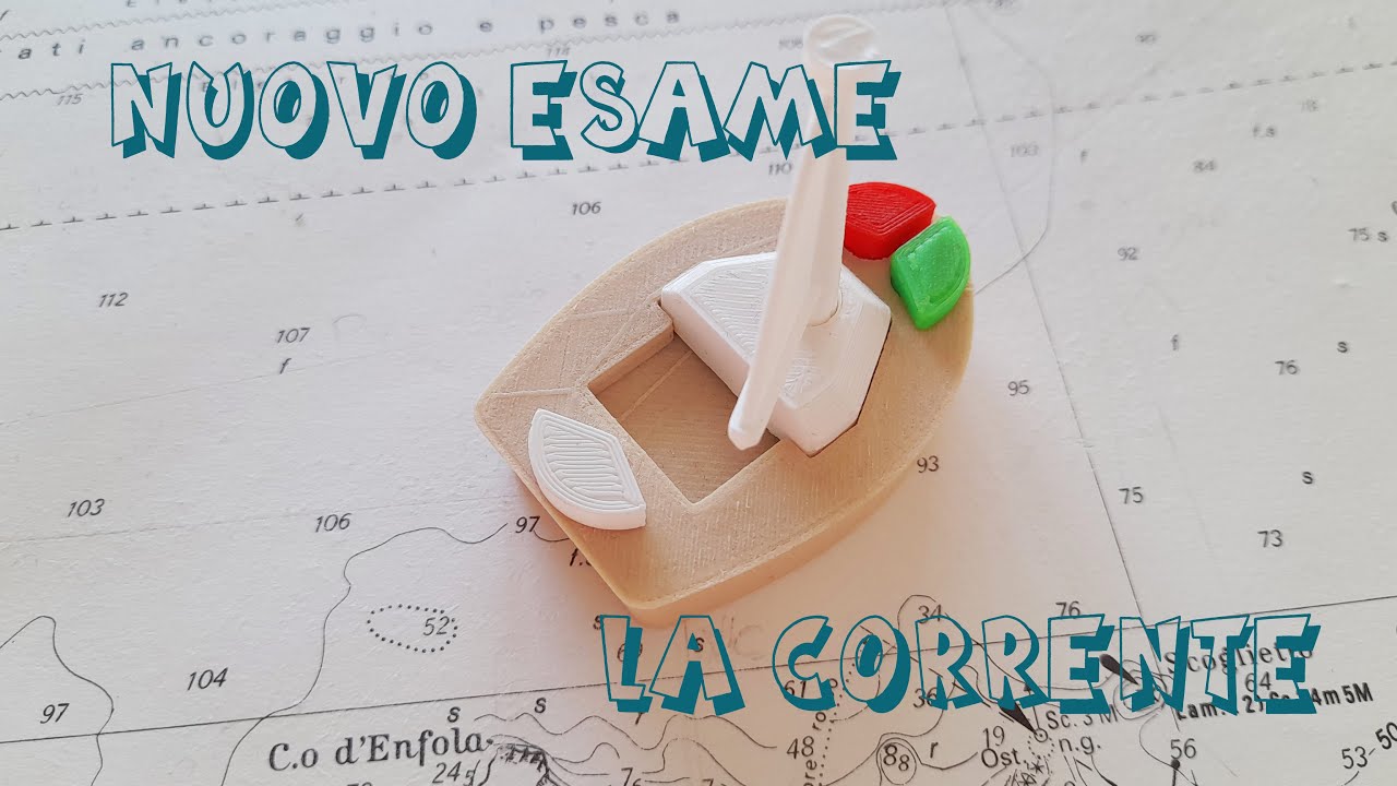 Nuovo Esame Patente Nautica - Carteggio Oltre 12 miglia - Corrente - 5.1.1-1