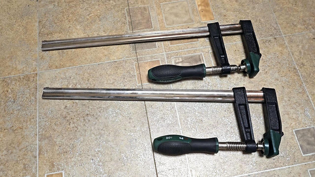 PARKSIDE 2 piece F Clamp Set (from Lidl or Kaufland) - test and review