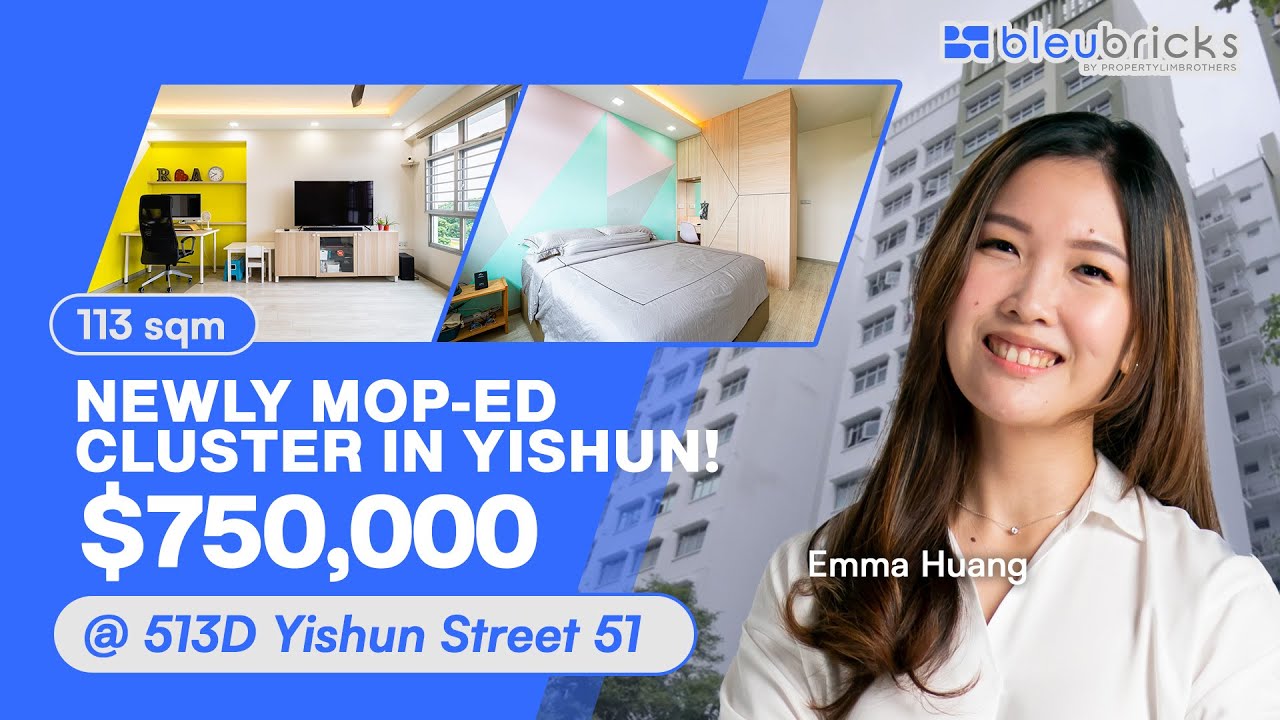 Singapore HDB | 513D Yishun Street 51 | 5-Room HDB | $750,000 | bleubricks By PLB | Emma Huang