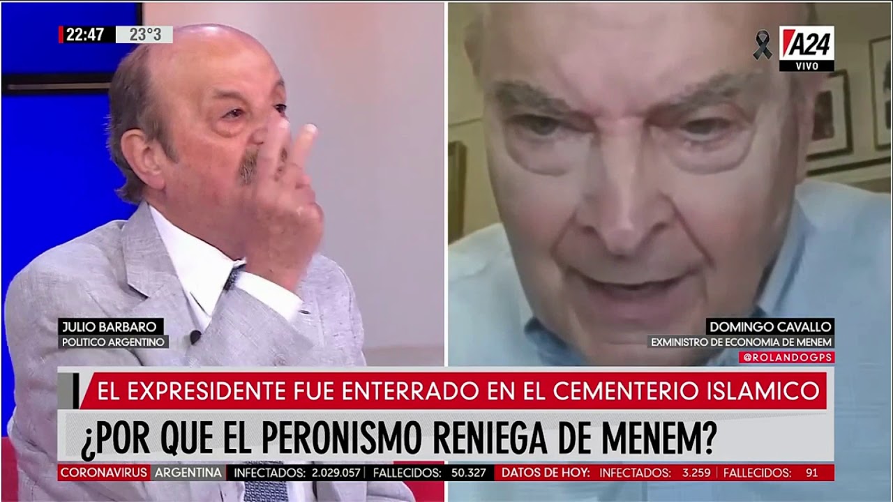 Julio Bárbaro vs Domingo Cavallo: ¿De qué lado estás?