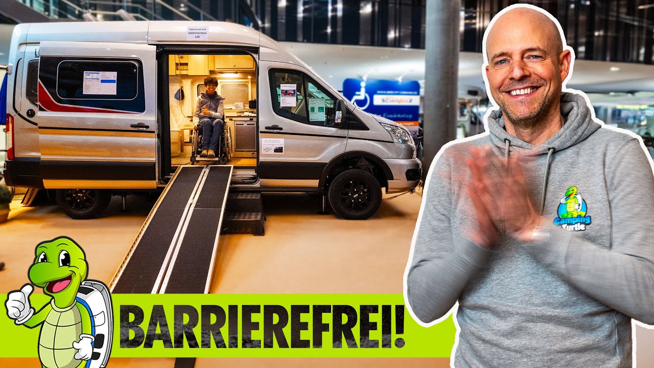 Camping für ALLE | 3 Rollstuhl-gerechte Wohnwagen & Vans | BRECHT CARAVAN ROLLI