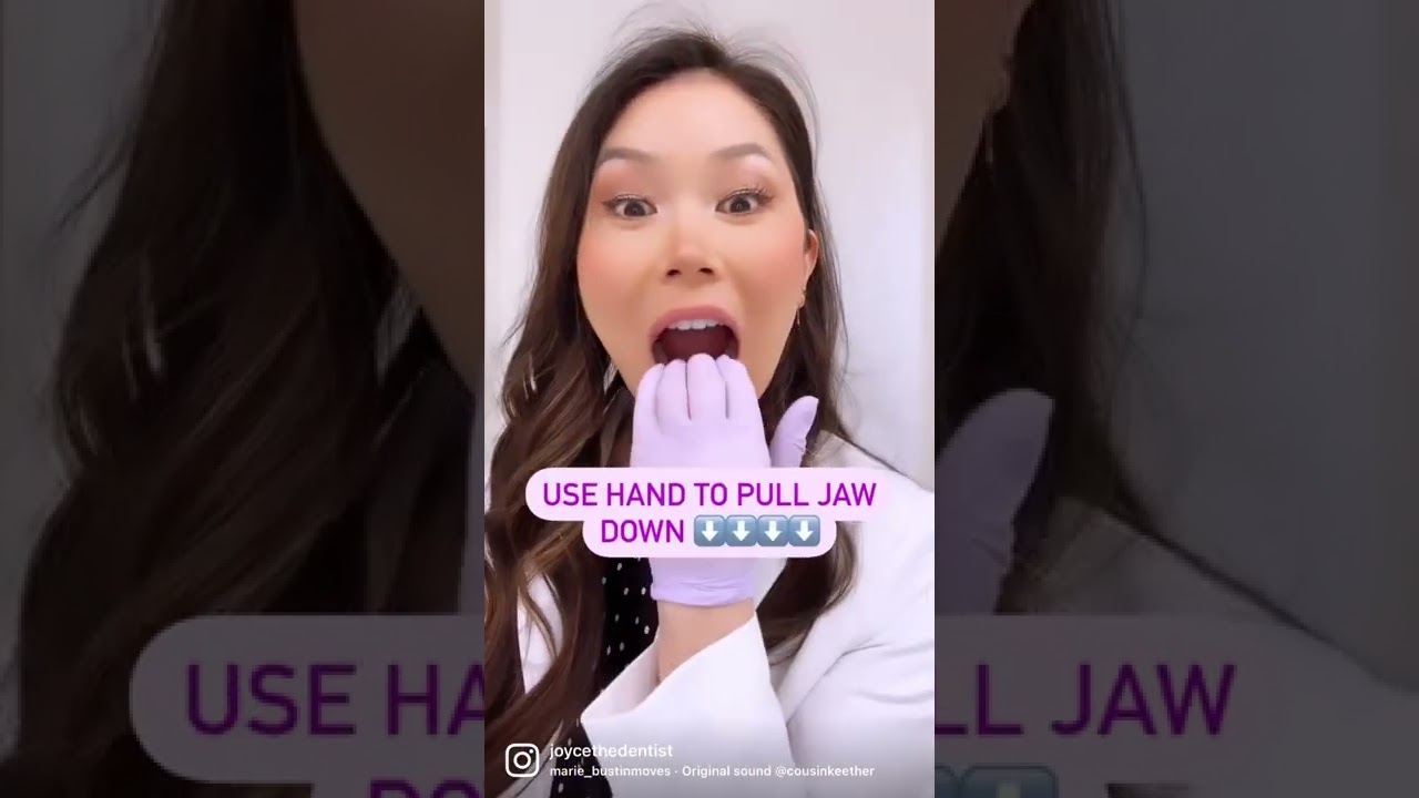 3 simple Jaw Exercises after an Accident #shorts #dentist