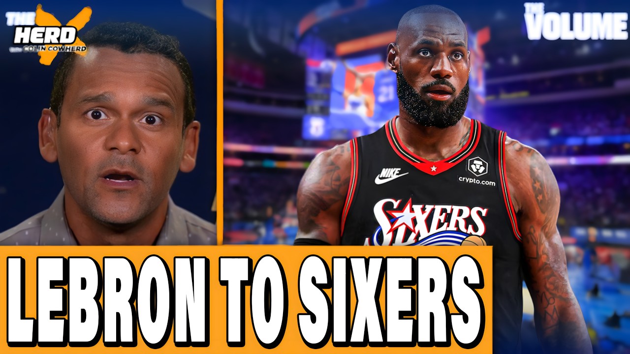 РЕАКЦИЯ НА СРОЧНЫЕ НОВОСТИ: Леброн Джеймс переходит в 76ers | THE HERD NBA