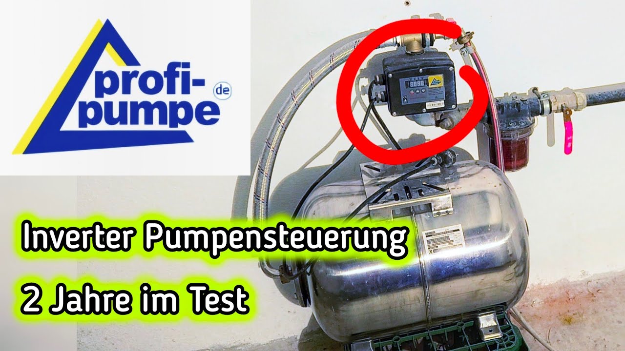 DIY € 300,- Hauswasserversorgung  INVERTER Steuerung Brunnen-Pumpe OHNE großen Druckkessel