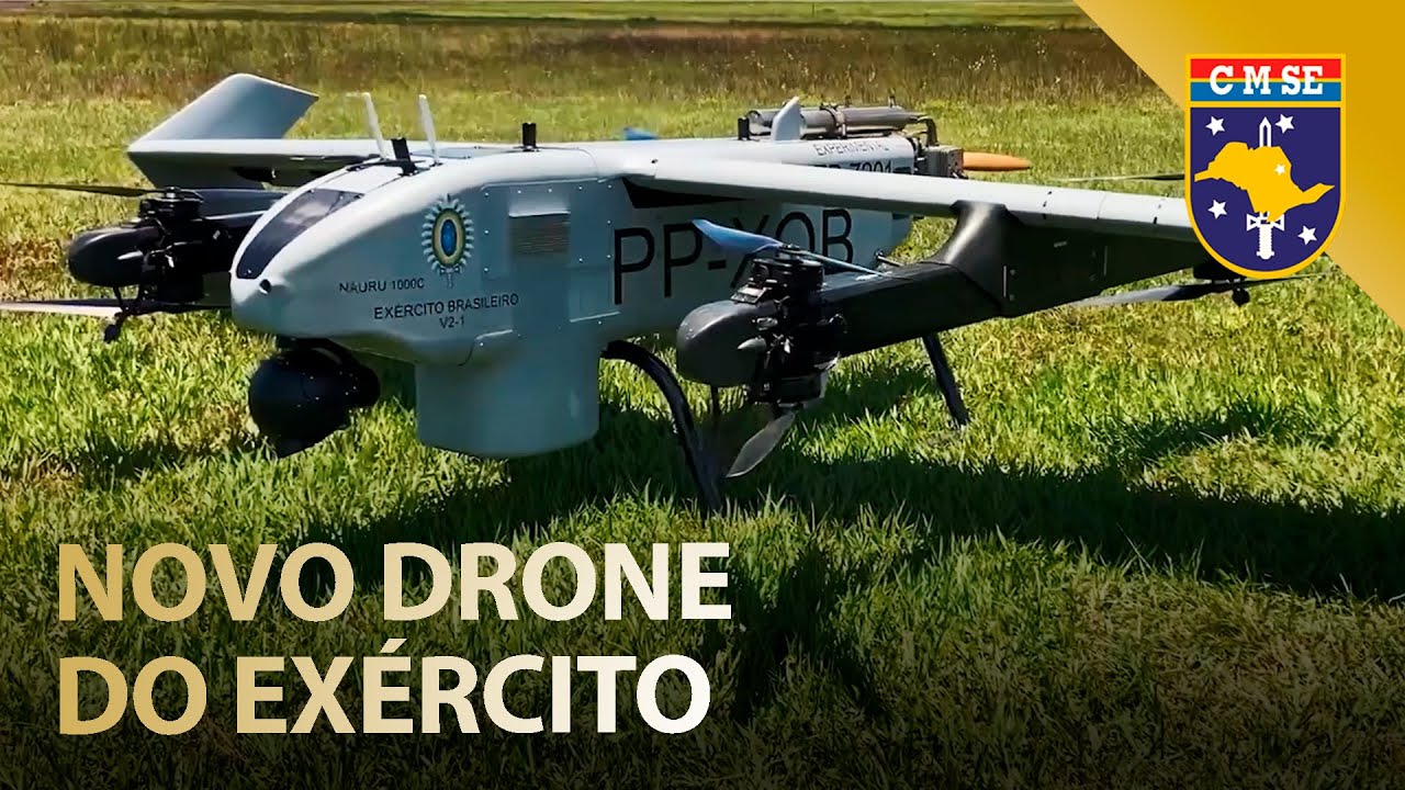 Conheça o Nauru 1000C, novo drone do Exército Brasileiro