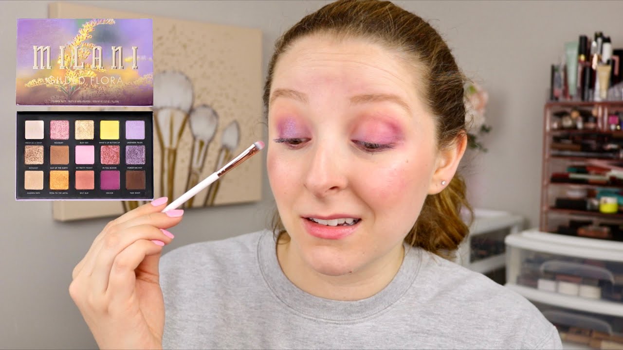 MILANI GILDED FLORA EYESHADOW PALETTE REVIEW