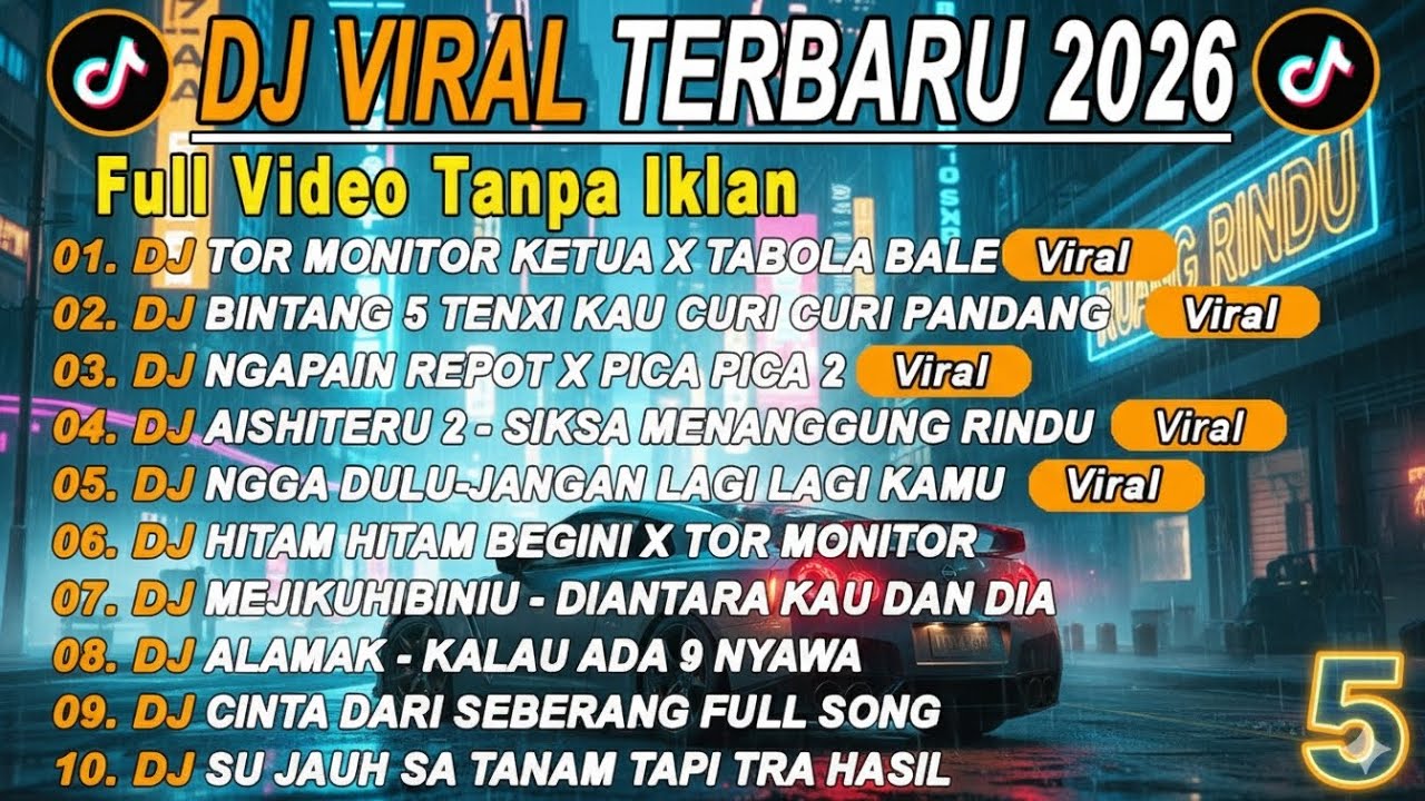 DJ TIKTOK TERBARU 2026 - DJ TOR MONITOR KETUA X TABOLA BALE🎵DJ BINTANG 5 TENXI-KAU CURI PANDANGAN