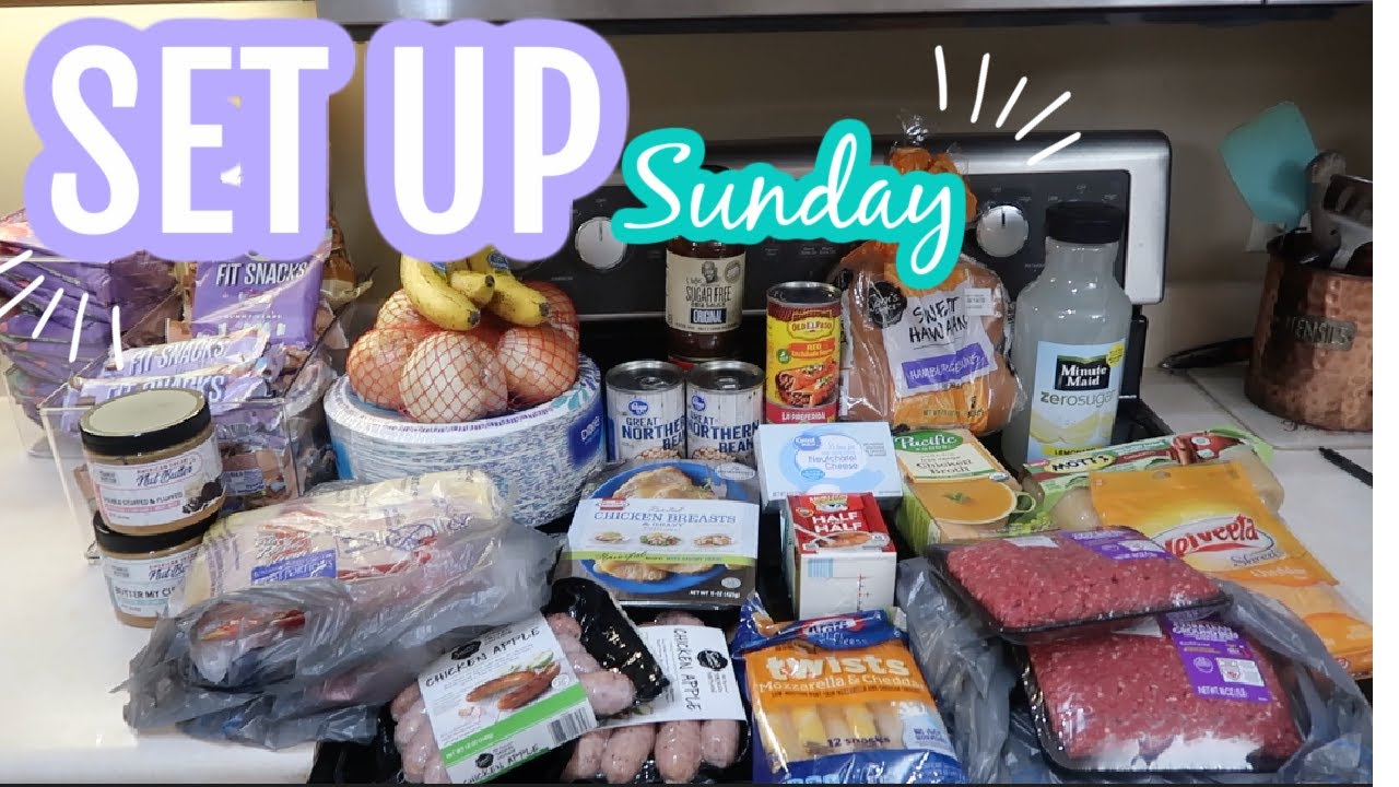 SET UP SUNDAY | WW WEEKLY MEAL MENU AND GROCERY HAUL | Felicia Keathley