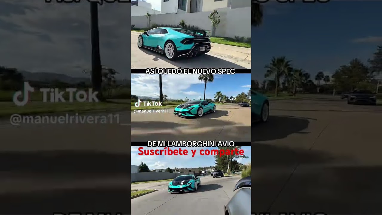 Manuel rivera 11/ as&iacute; qued&oacute; el nuevo spec del lamborghini av&iacute;o #manuelrivera11 #automobile