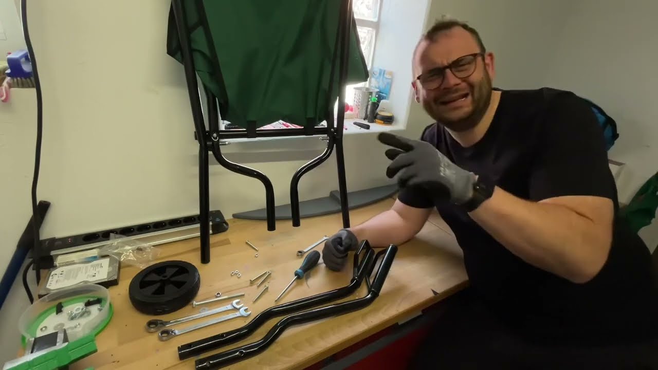 Faltbare Garten Schubkarre montieren - Faltschubkarre 60L, max. 20 kg Belastung Montageanleitung