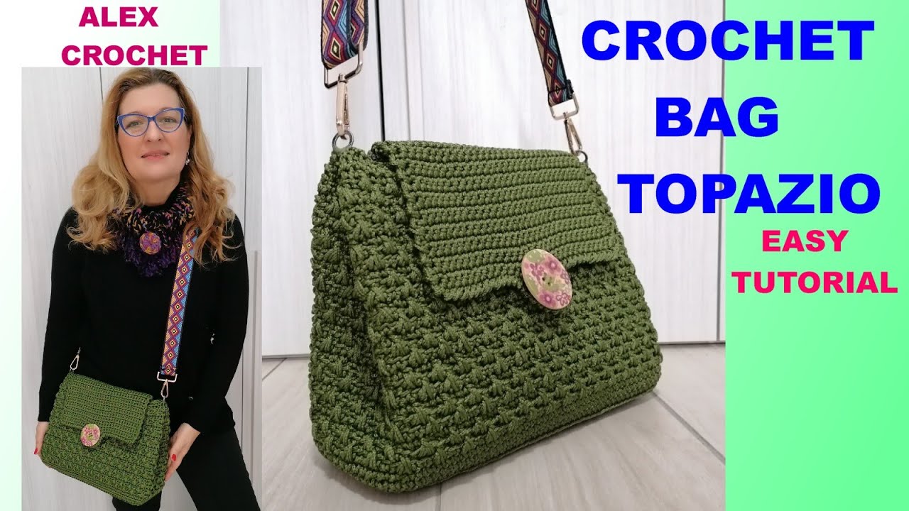 PLASTIC CANVAS CROSSBODY BAG 
