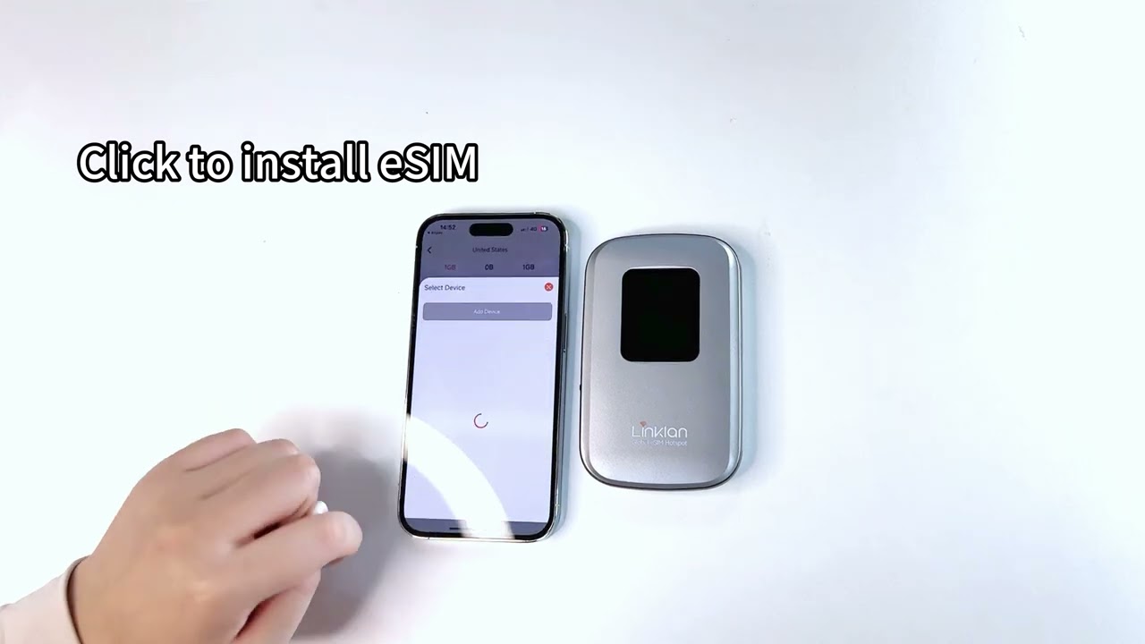 Linklan LA7 eSIM Tutorial - How can I install an eSIM on a hotspot device? #esim #travel #wifi
