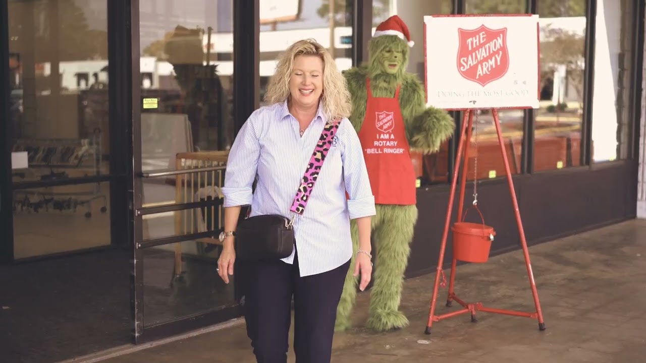 Mr. Grinchmas first day of Community Service