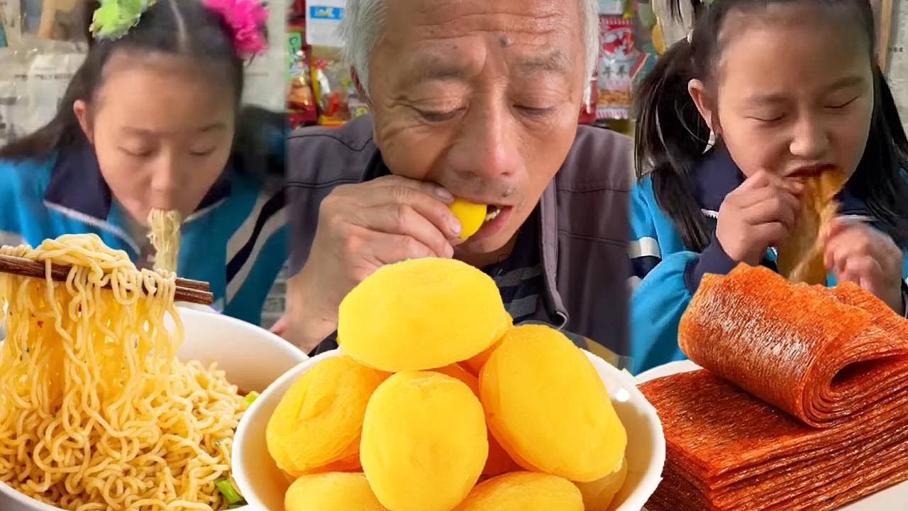 Video đồ ăn vặt Trung Quốc trên Tik Tok丨Những món ăn vặt mà hồi nhỏ mẹ không cho ănEP467