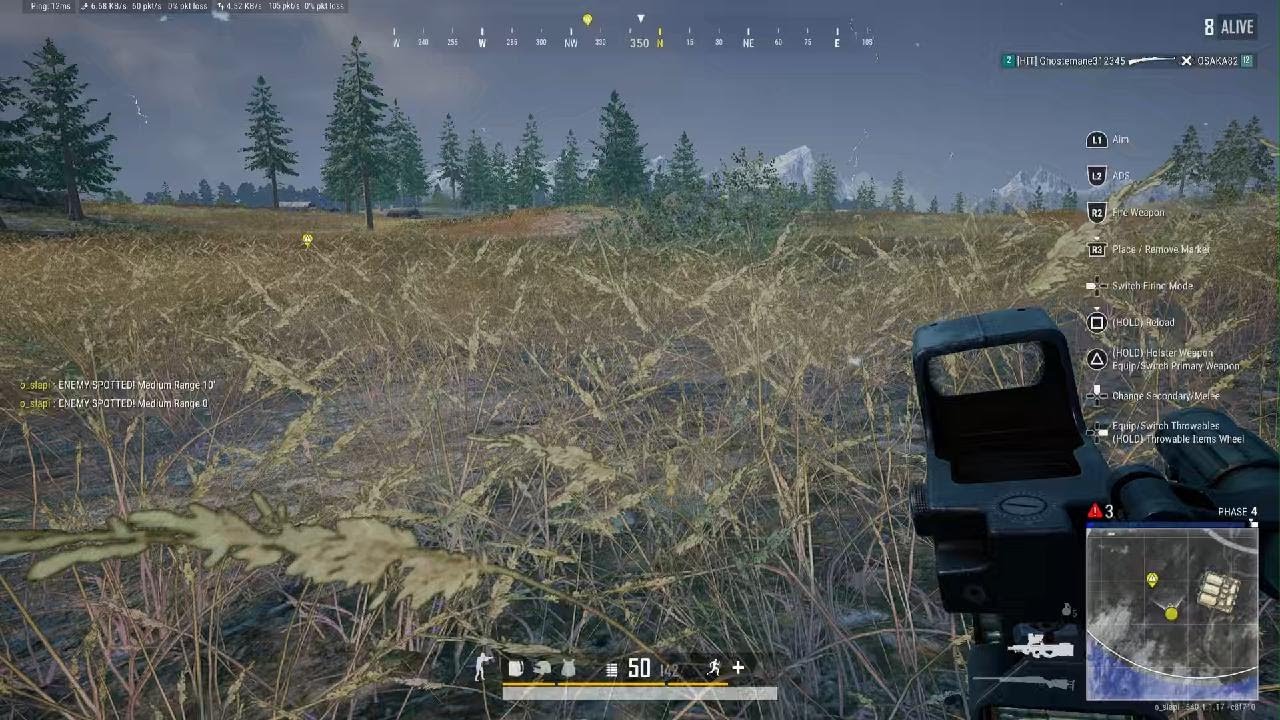 PUBG: BATTLEGROUNDS_1 vs 2 noobs nobody like my fliplean shot