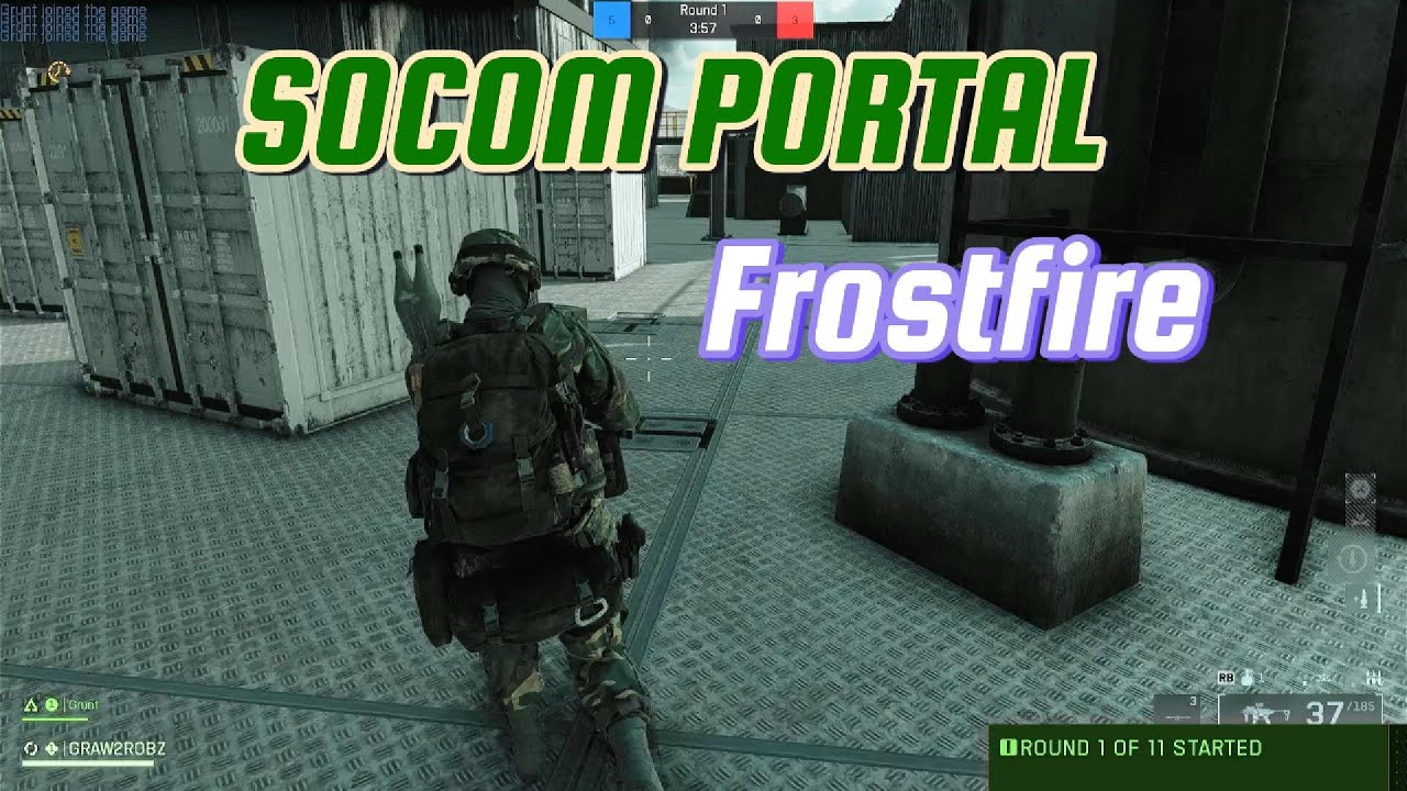 Battlefield 6 - SOCOM PORTAL - Frostfire - Third Person - 11 suppression rounds