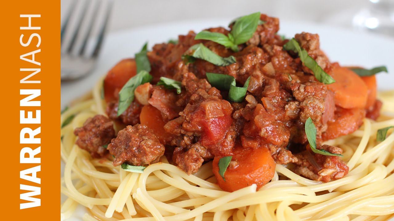 Spaghetti Bolognese Recipe - Easy Italian classic - Recipes by Warren Nash
