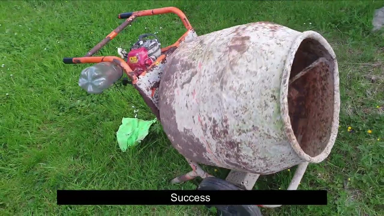 Belle Mini 150 Cement Mixer with Honda G100 Petrol Engine repair / fix / rebuild