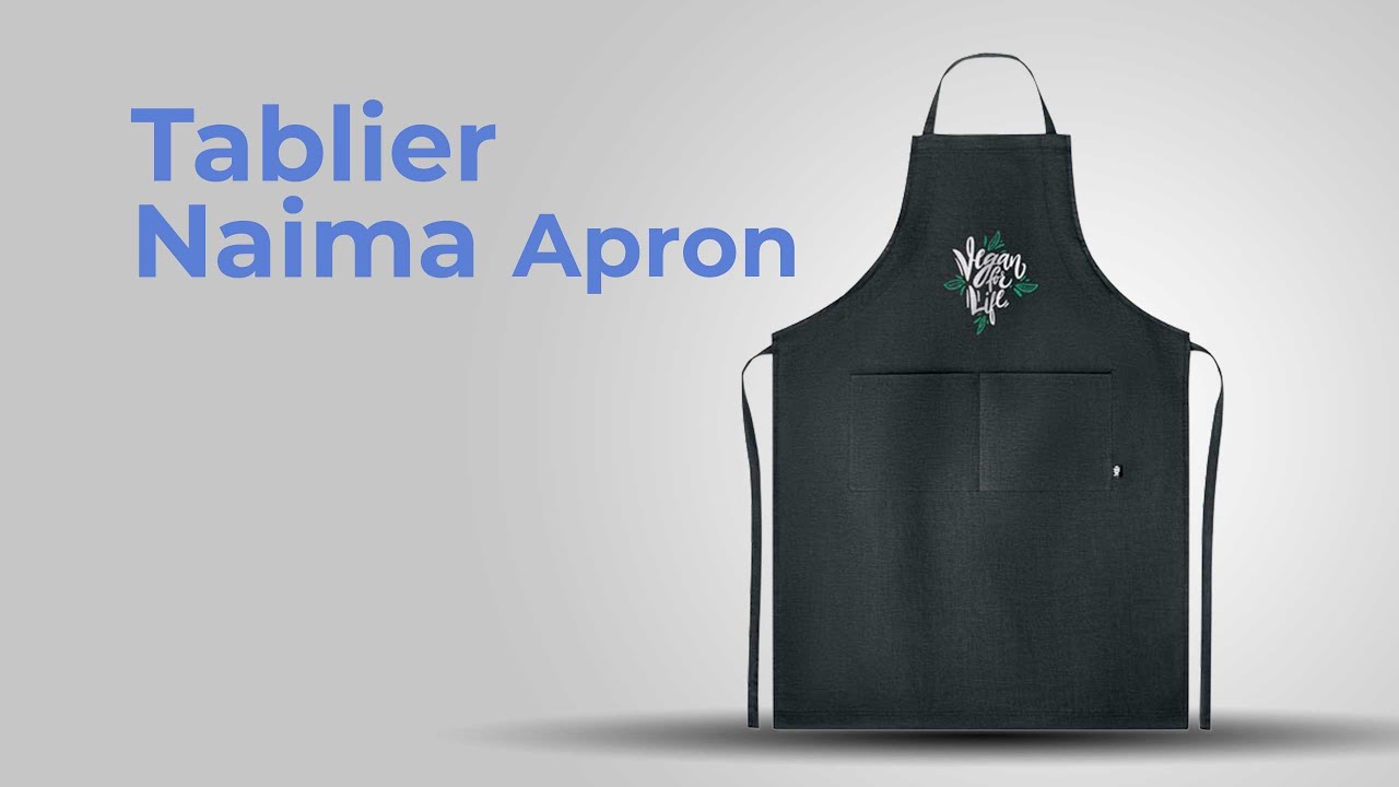 Tablier de cuisine en chanvre Naima 🍴