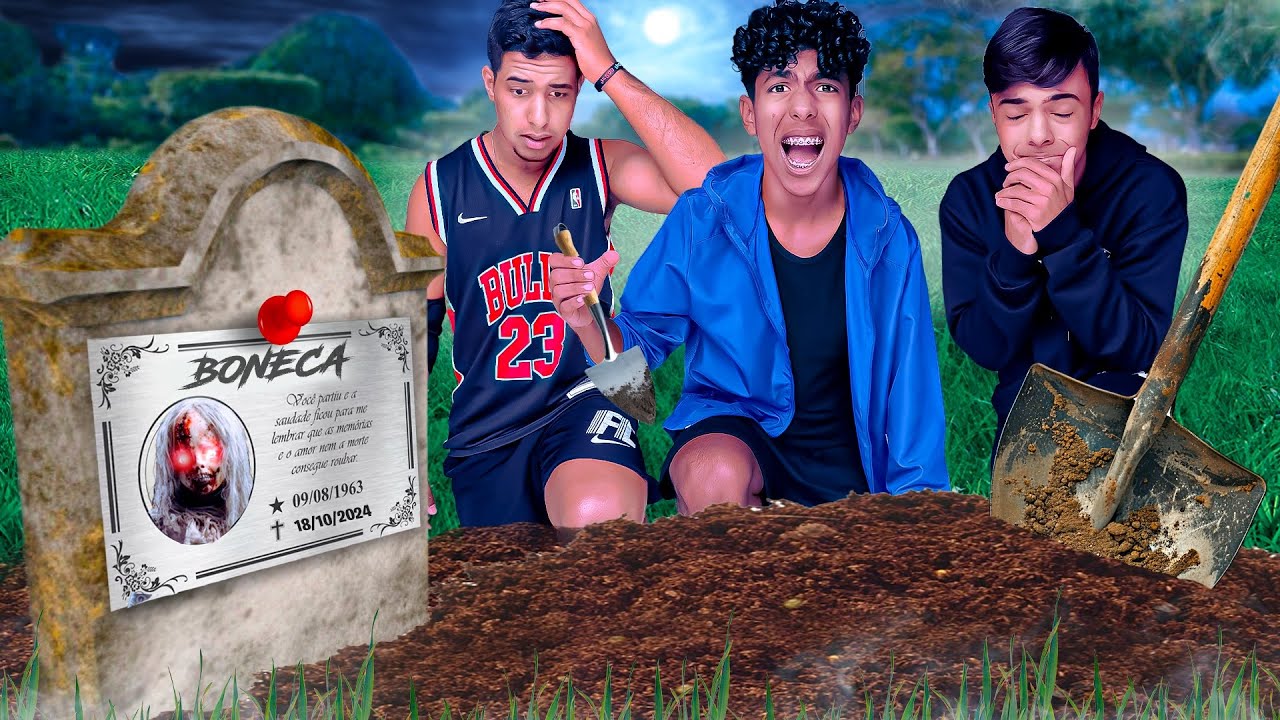 O FIM DA BONECA MAL ASSOMBRADA! *ENTERRAMOS A BONECA