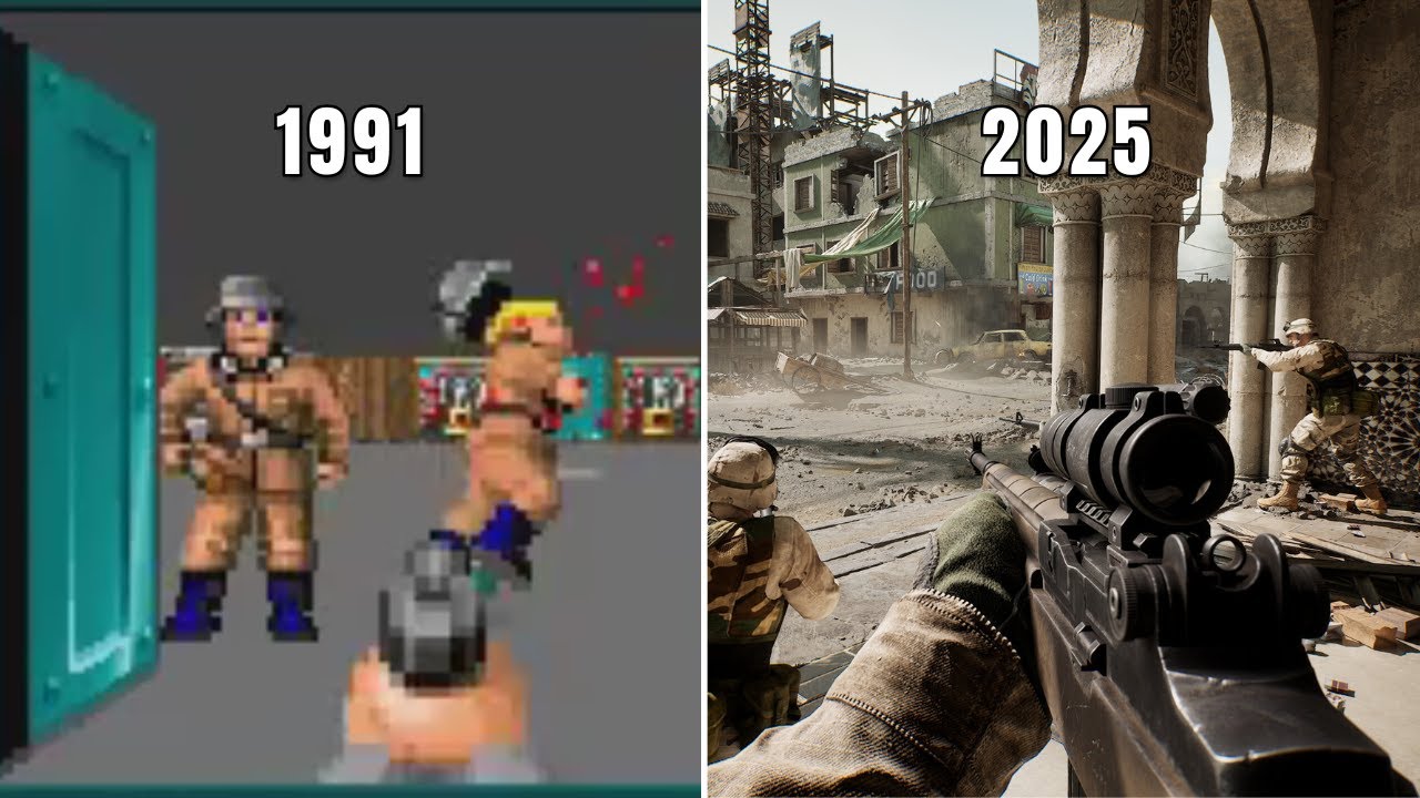 Evolution of FPS Games Then vs Now (1991&ndash;2025) | First Person Shooter Games