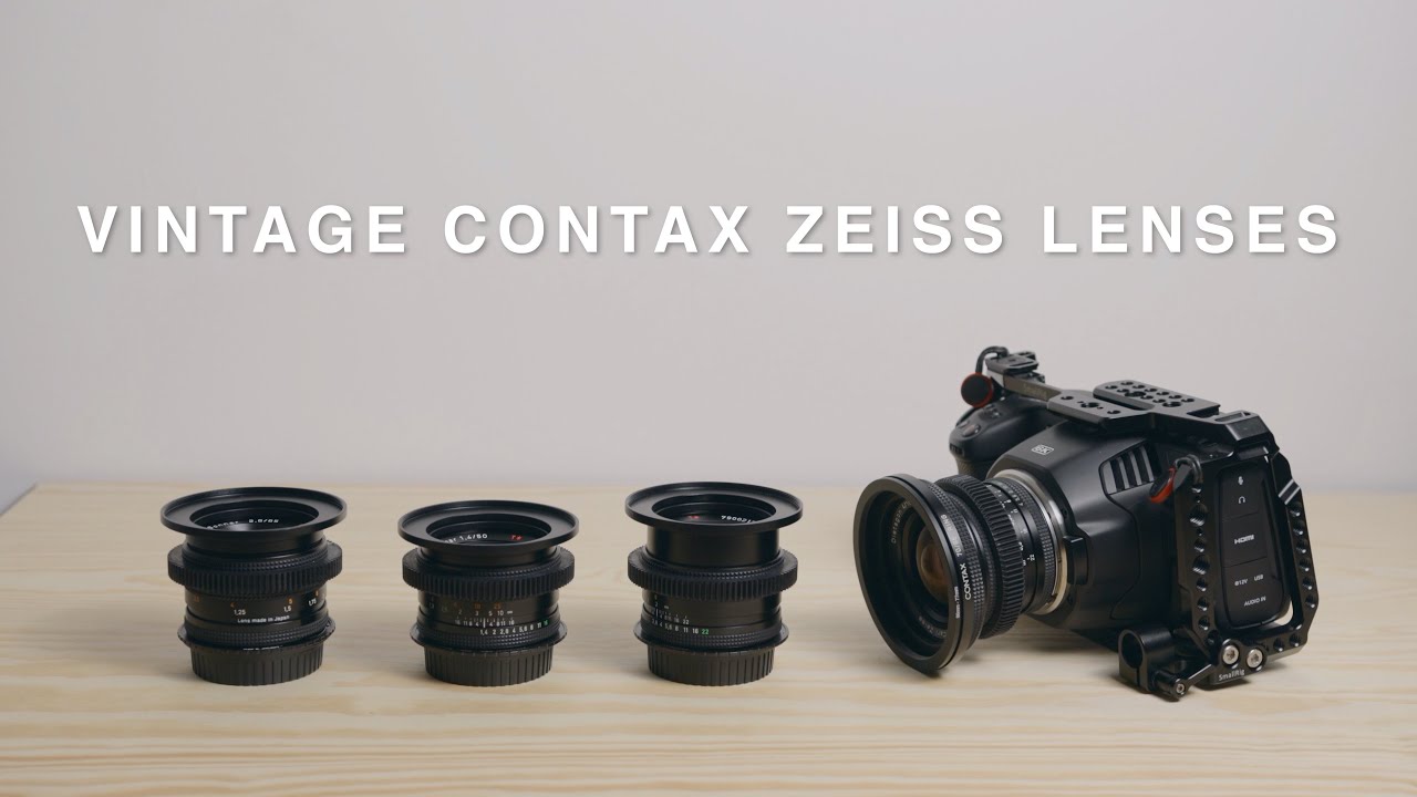 CONTAX Zeiss lenses | Why I decided to buy a set of Vintage Prime lenses for my BMPCC 6K