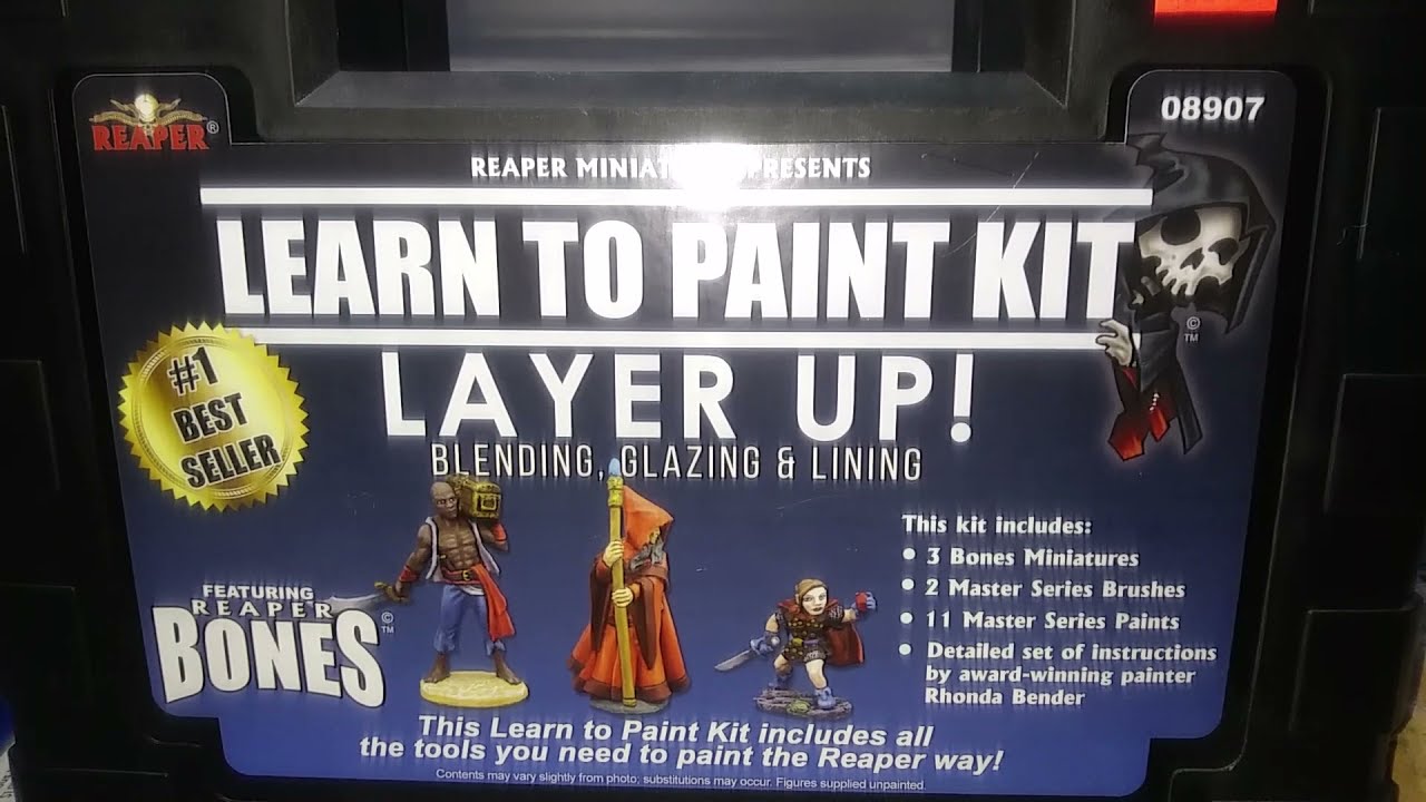 UNBOXING! Learn To Paint Kit   Layer Up!