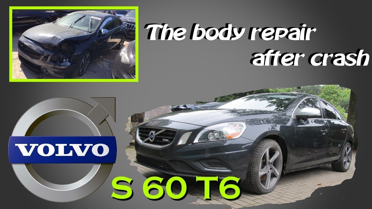 Volvo S 60. The front end repair. Ремонт переда.