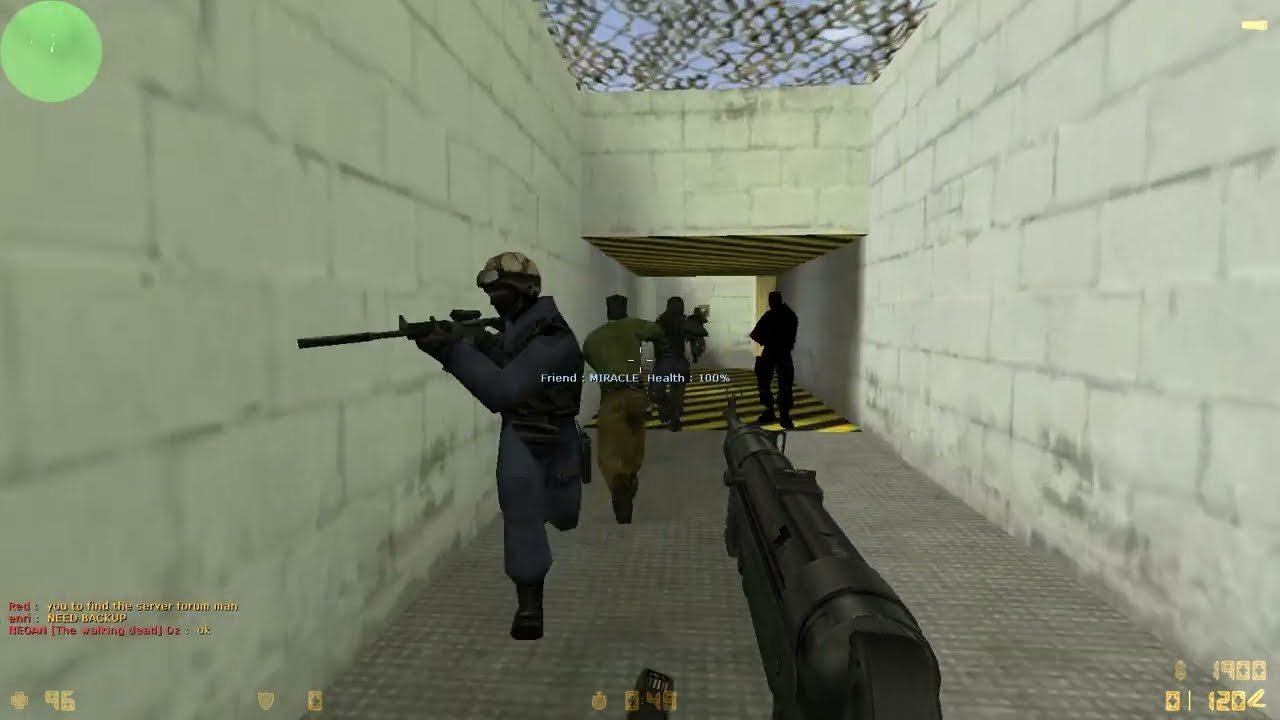 CS 1.6 Zombie biohazard mod online gameplay - The defense #2